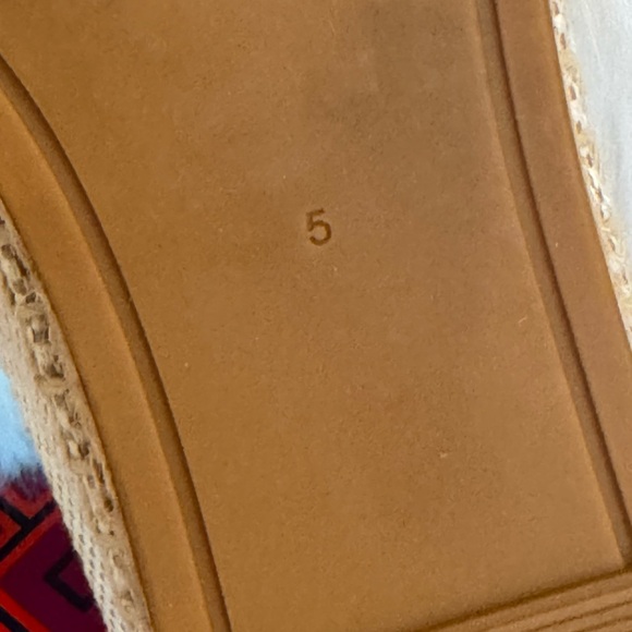 Tory Burch Color Block Flat Espadrille size 5 - Picture 7 of 7